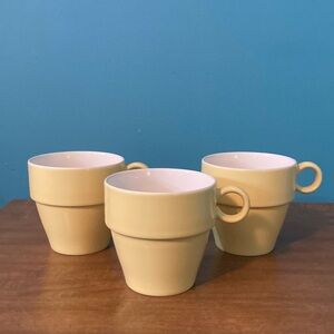 Anthropologie stackable mugs